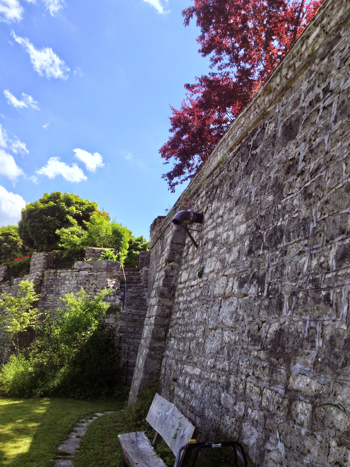 Kasteelmuur Schloss Möhren