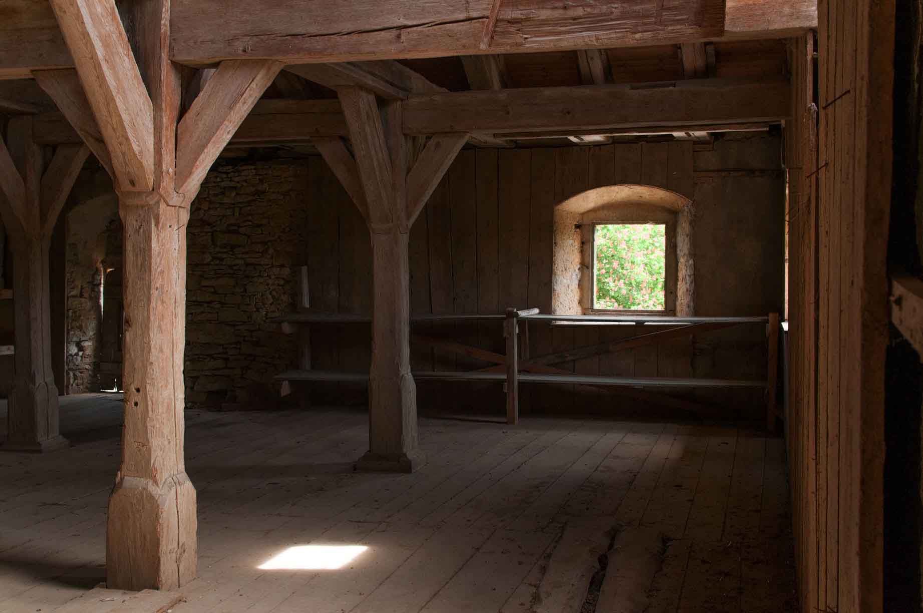 medieval barn Castle Möhren