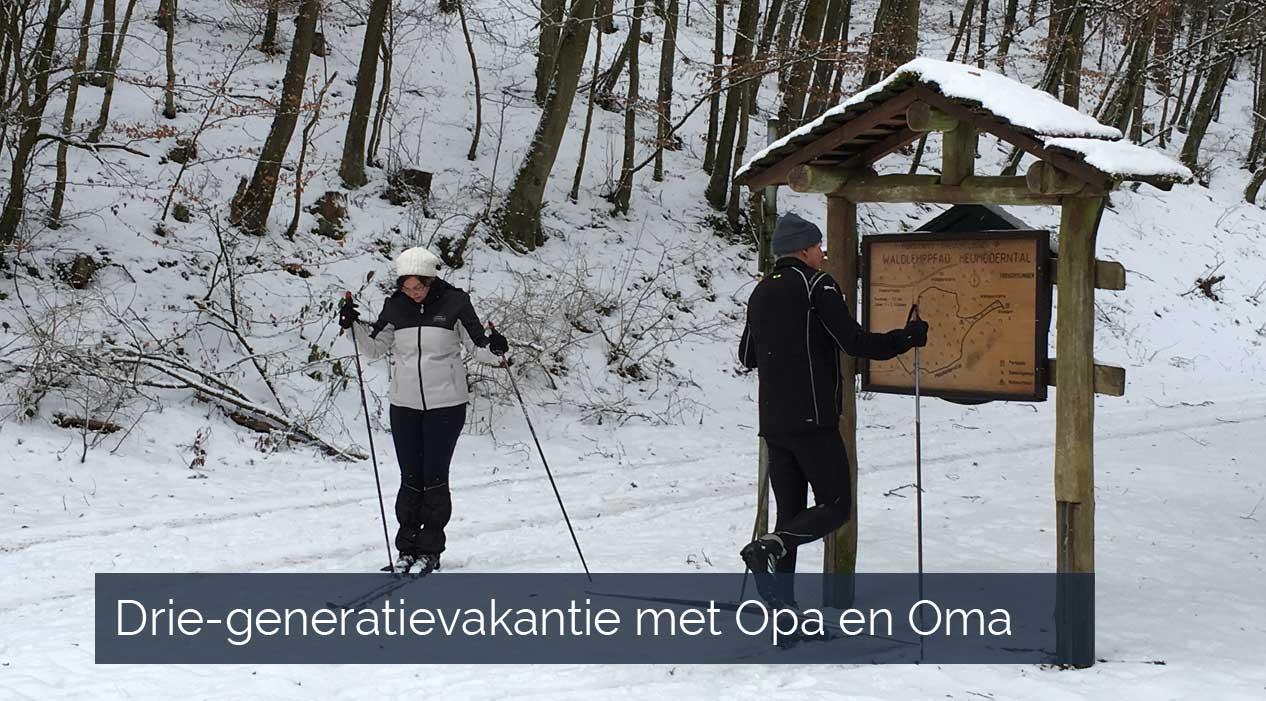 Drie-generatievakantie met Opa en Oma