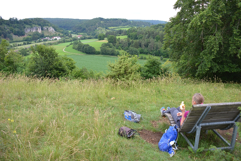 Jägersteig Wandelen in het natuurpark Altmühltal