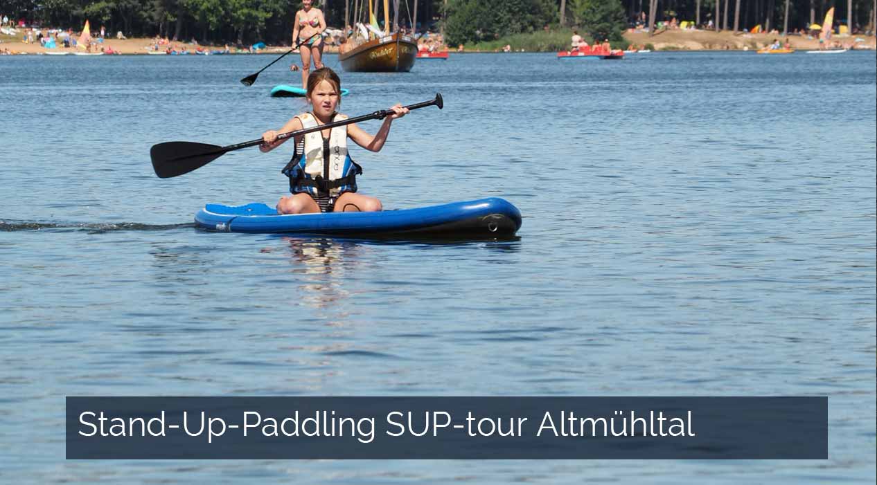 Stand-Up-Paddling SUP-tour Altmühltal