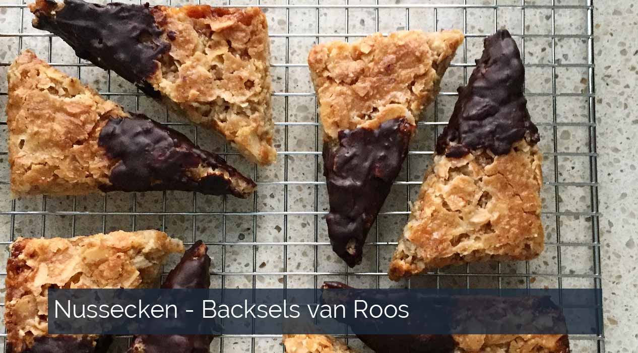 nussecken- backsels van Roos