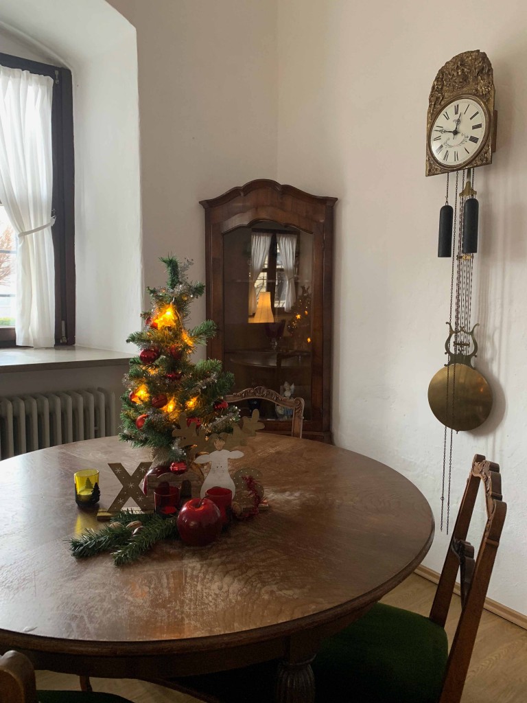 Kasteelwoning in kerstsfeer