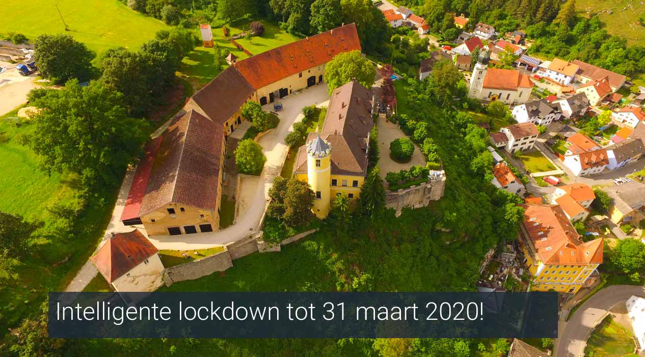 Lockdown vakantielocatie tot 31 maart 2020