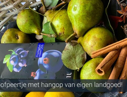 Stoofpeertje met hangop recept van eigen landgoed