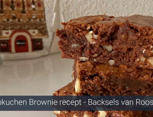Lebkuchen brownie recept – backsels van Roos