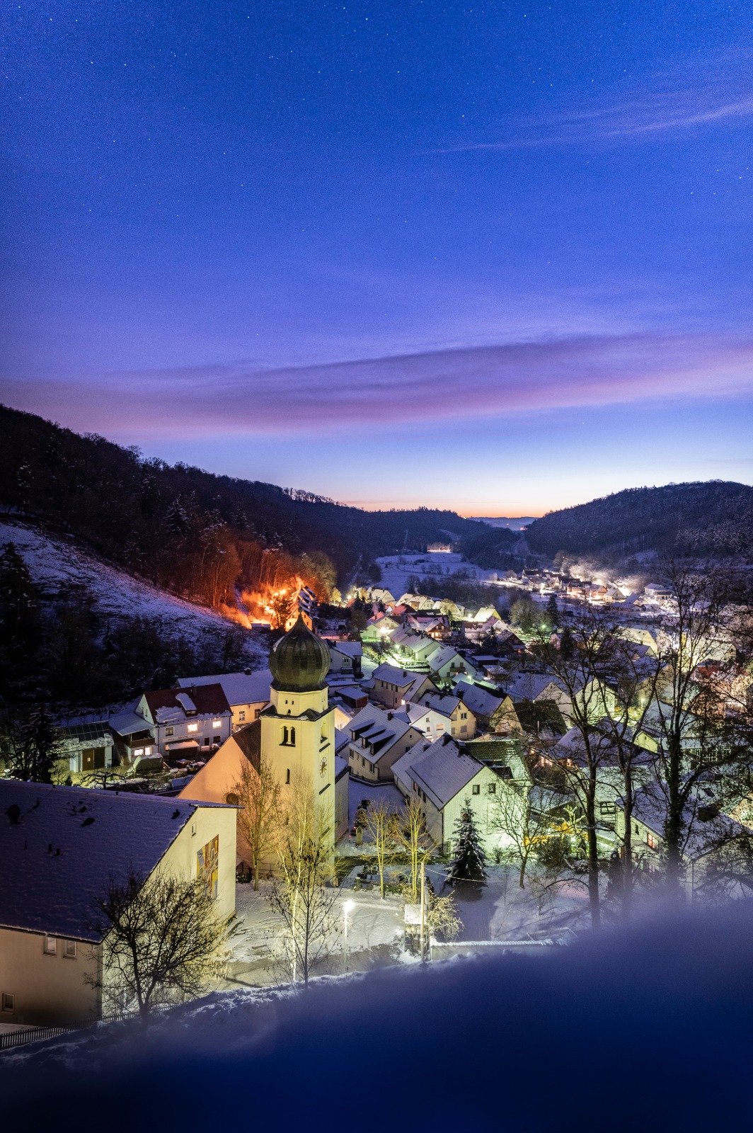 Winter in Möhren Treuchtlingen