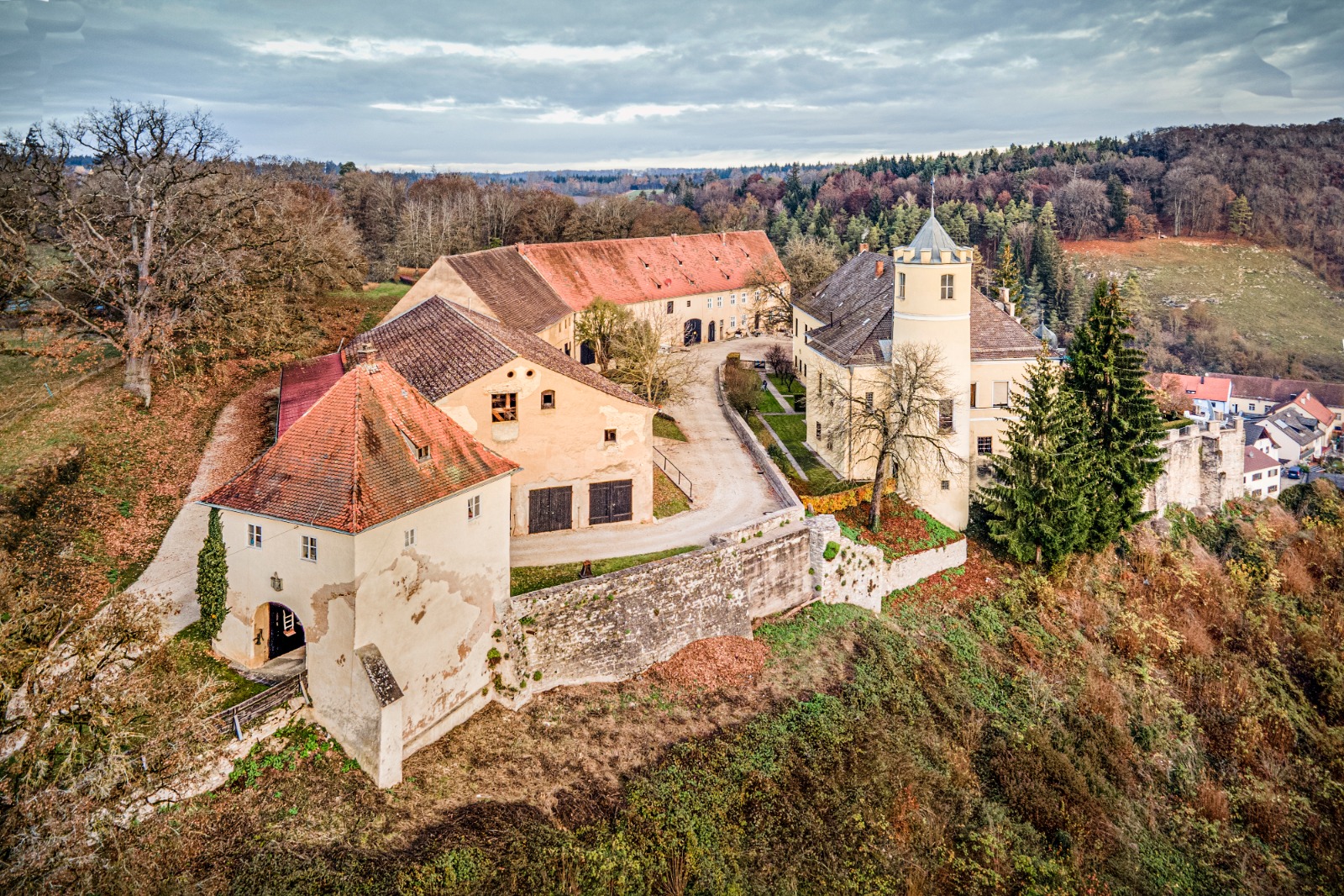 Logeren in een kasteel in Duitsland