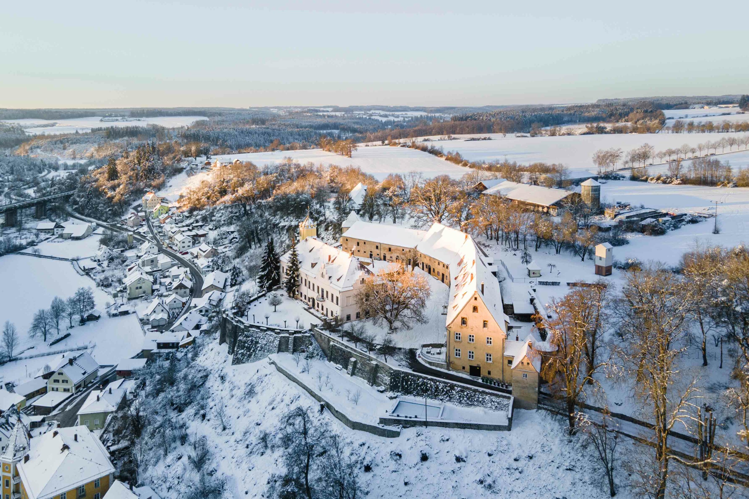 Winter kasteel 