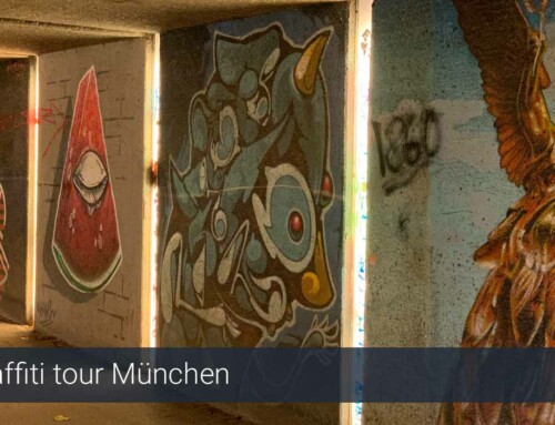 Graffiti routekaart München uit de PassePartout Beieren reisgids