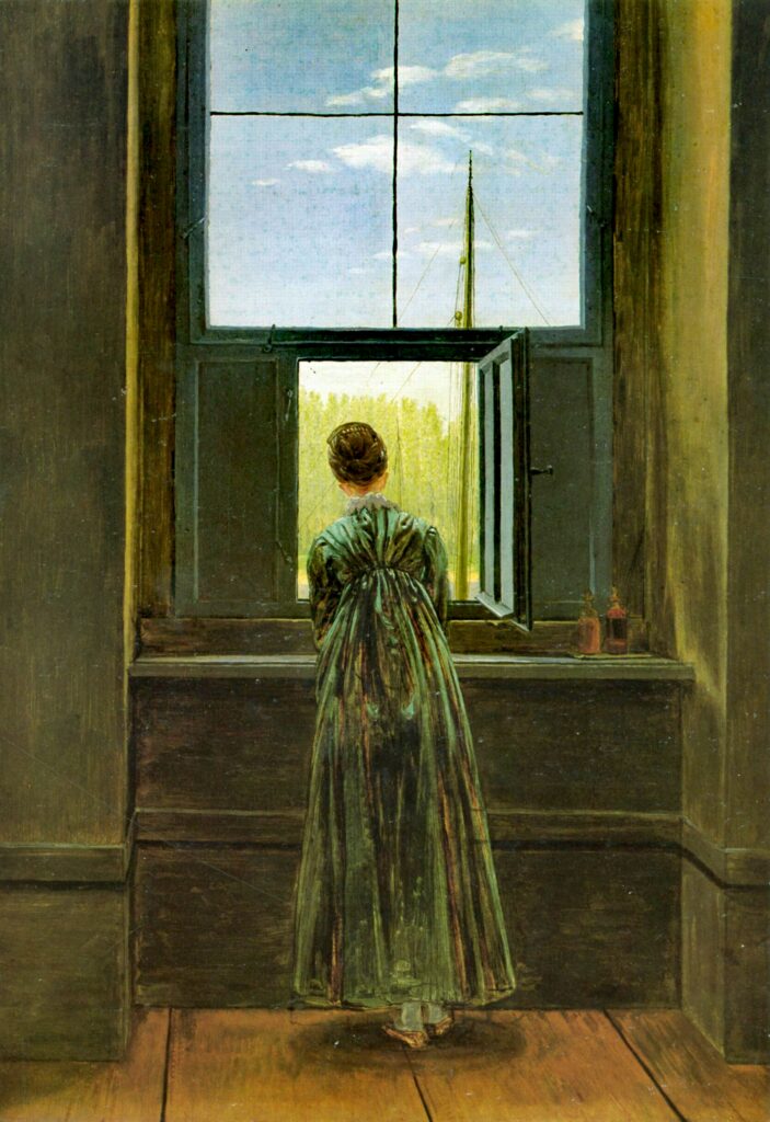 Caspar David Friedrich Frau am Fenster