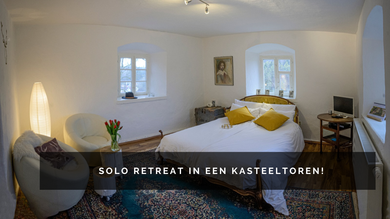 solo retreat in een kasteeltoren